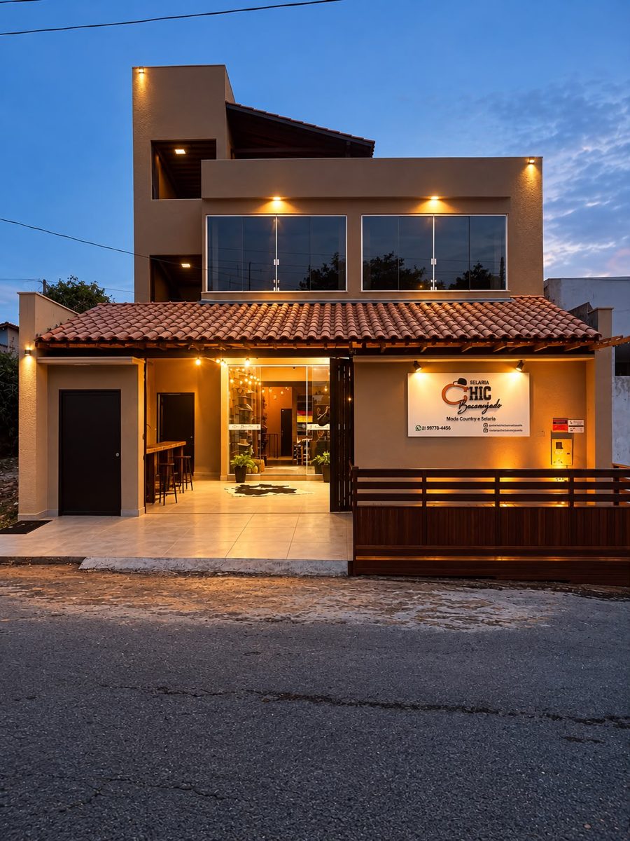 Fachada da Selaria Chic Bacanizado em Itabira